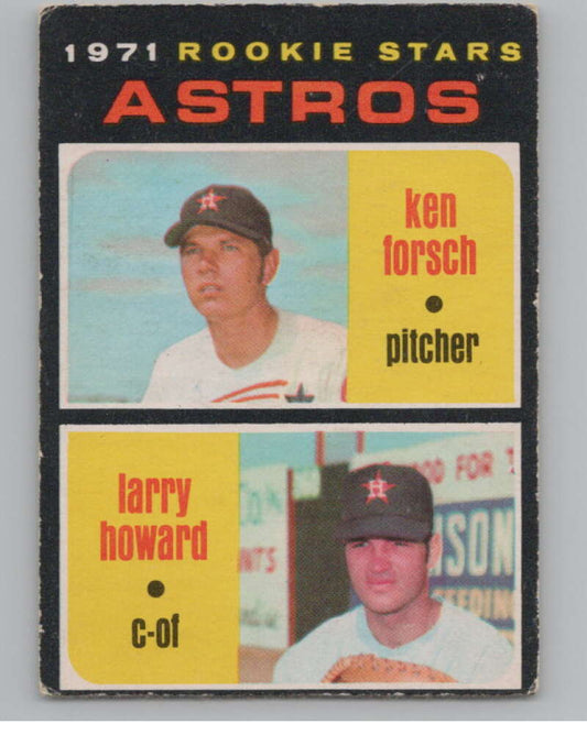 1971 O-Pee-Chee #102 Ken Forsch/Larry Howard RC Rookie Astros  V101513 Image 1