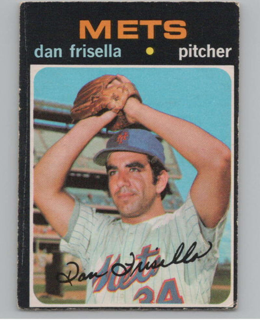 1971 O-Pee-Chee #104 Dan Frisella  New York Mets  V101514 Image 1