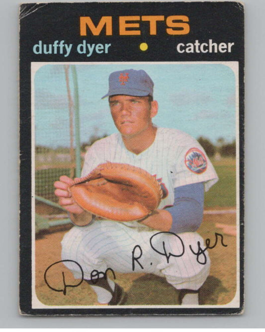 1971 O-Pee-Chee #136 Duffy Dyer  New York Mets  V101521 Image 1
