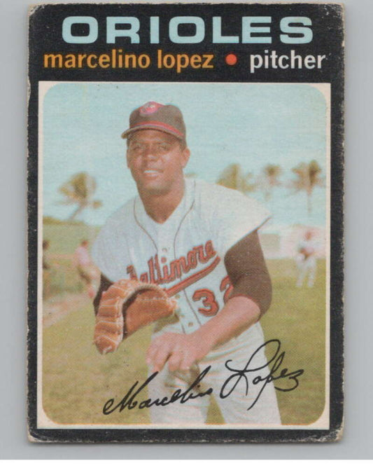 1971 O-Pee-Chee #137 Marcelino Lopez  Baltimore Orioles  V101522 Image 1