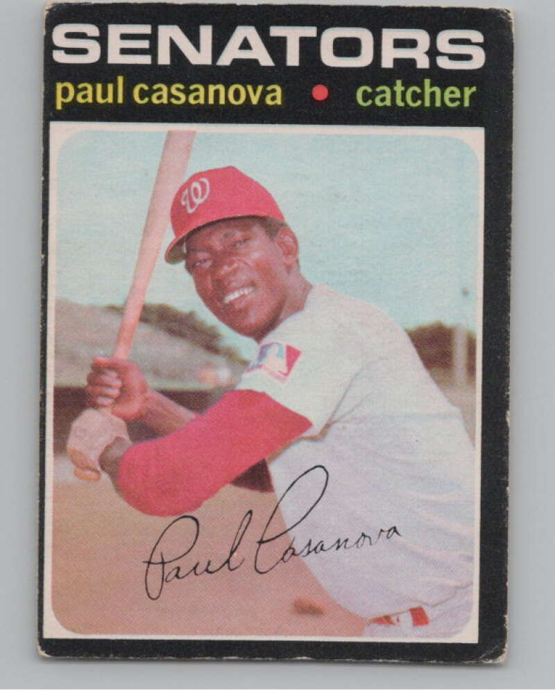 1971 O-Pee-Chee #139 Paul Casanova  Washington Senators  V101523 Image 1