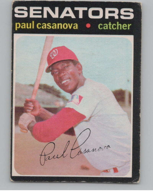 1971 O-Pee-Chee #139 Paul Casanova  Washington Senators  V101523 Image 1