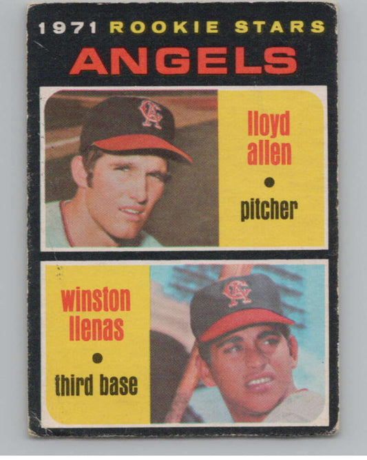 1971 O-Pee-Chee #152 Lloyd Allen/Winston Llenas  RC Rookie  V101525 Image 1