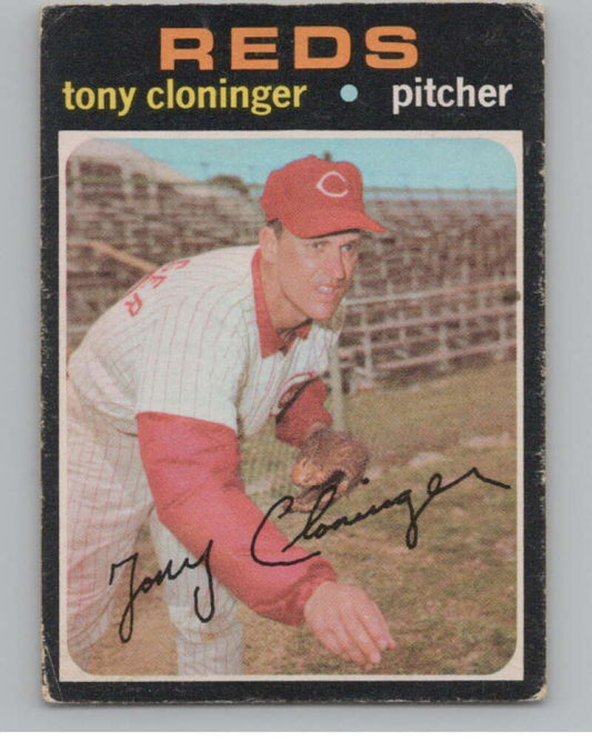 1971 O-Pee-Chee #218 Tony Cloninger  Cincinnati Reds  V101531 Image 1