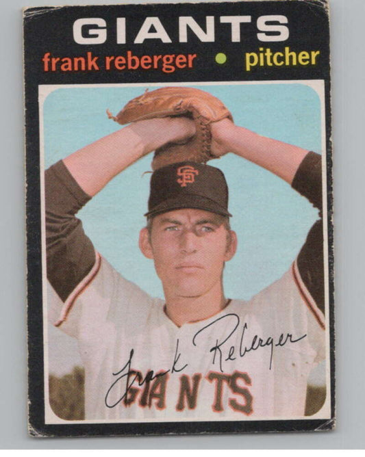1971 O-Pee-Chee #251 Frank Reberger  San Francisco Giants  V101537 Image 1