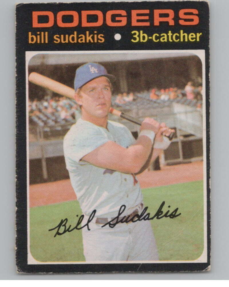 1971 O-Pee-Chee #253 Bill Sudakis  Los Angeles Dodgers  V101539 Image 1