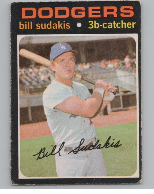 1971 O-Pee-Chee #253 Bill Sudakis  Los Angeles Dodgers  V101539 Image 1