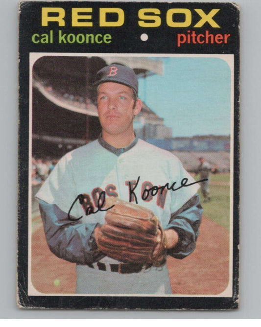 1971 O-Pee-Chee #254 Cal Koonce  Boston Red Sox  V101540 Image 1