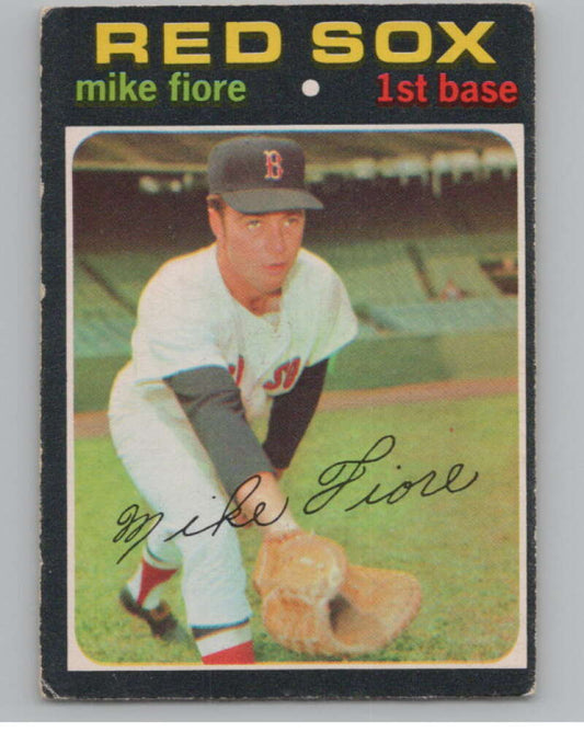 1971 O-Pee-Chee #287 Mike Fiore  Boston Red Sox  V101543 Image 1