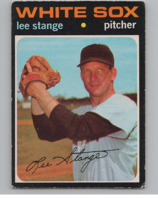 1971 O-Pee-Chee #311 Lee Stange  Chicago White Sox  V101546 Image 1