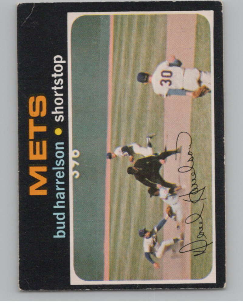 1971 O-Pee-Chee #355 Bud Harrelson  New York Mets  V101550 Image 1