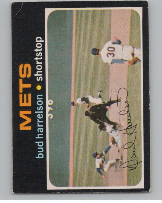 1971 O-Pee-Chee #355 Bud Harrelson  New York Mets  V101550 Image 1