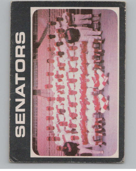 1971 O-Pee-Chee #462 Washington Senators  Washington Senators  V101558 Image 1