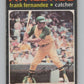 1971 O-Pee-Chee #468 Frank Fernandez  Oakland Athletics  V101559 Image 1