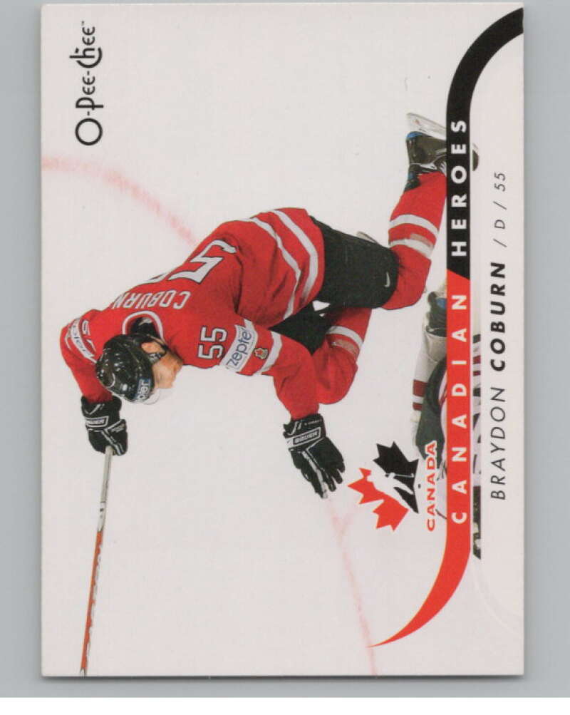 2009-10 O-Pee-Chee Canadian Heroes #CBBC Braydon Coburn   V101563 Image 1