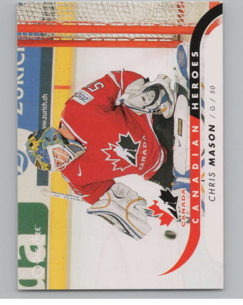 2009-10 O-Pee-Chee Canadian Heroes #CBCH Chris Mason   V101568 Image 1