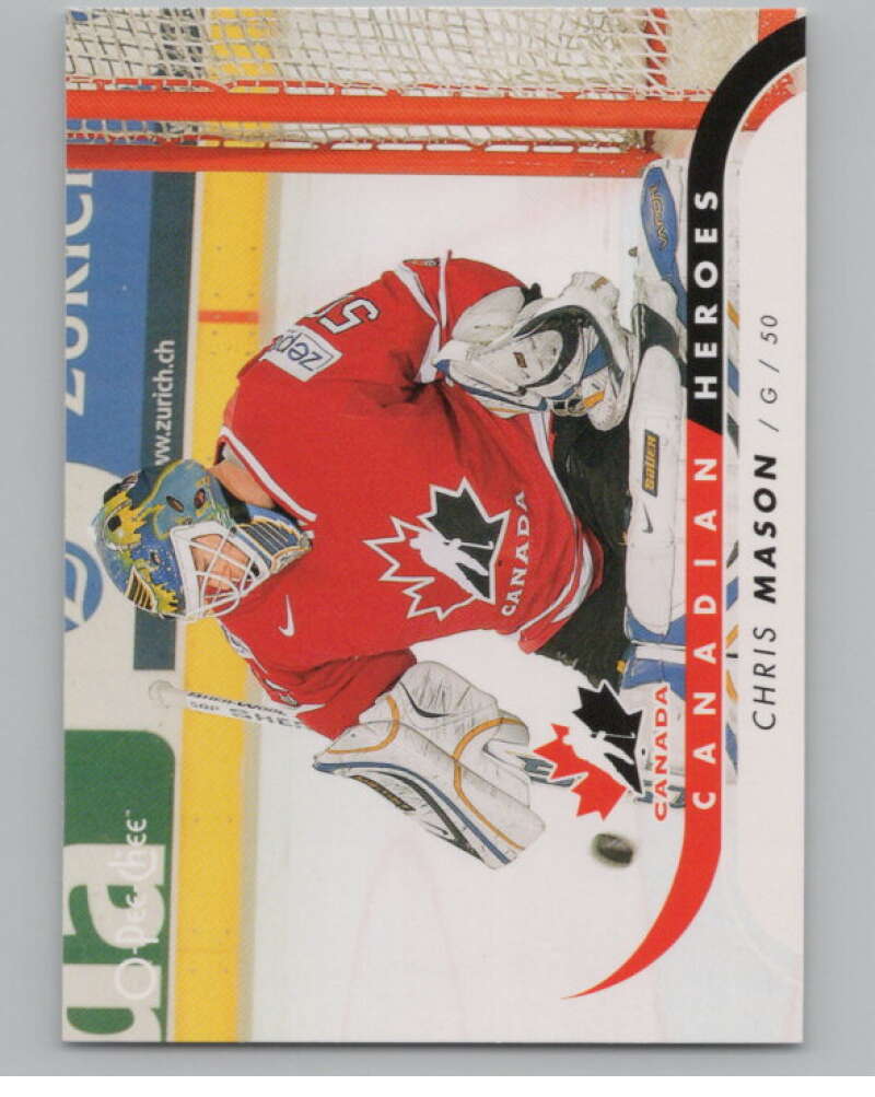 2009-10 O-Pee-Chee Canadian Heroes #CBCH Chris Mason   V101569 Image 1