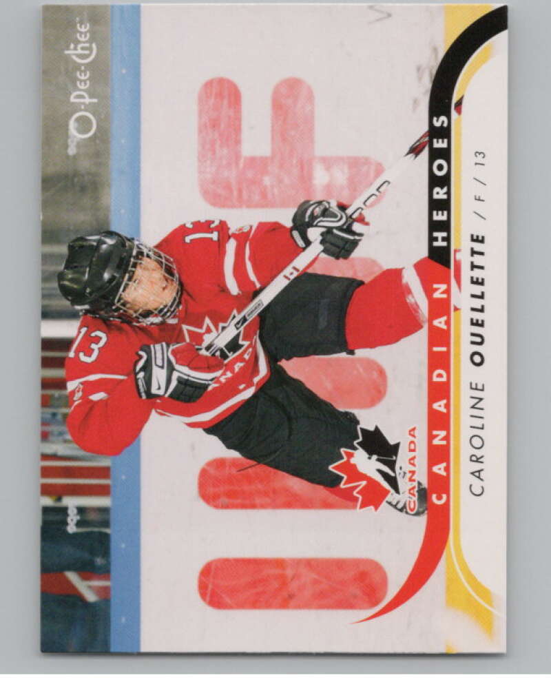 2009-10 O-Pee-Chee Canadian Heroes #CBCO Caroline Ouellette   V101573 Image 1