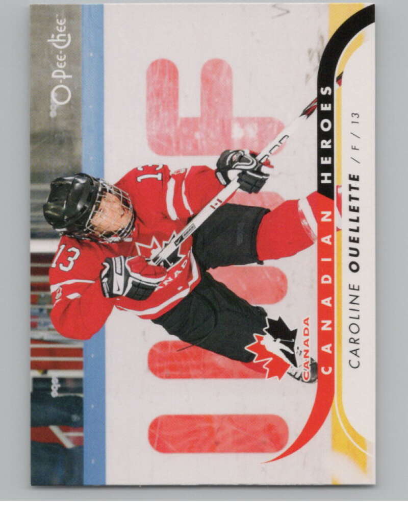 2009-10 O-Pee-Chee Canadian Heroes #CBCO Caroline Ouellette   V101574 Image 1