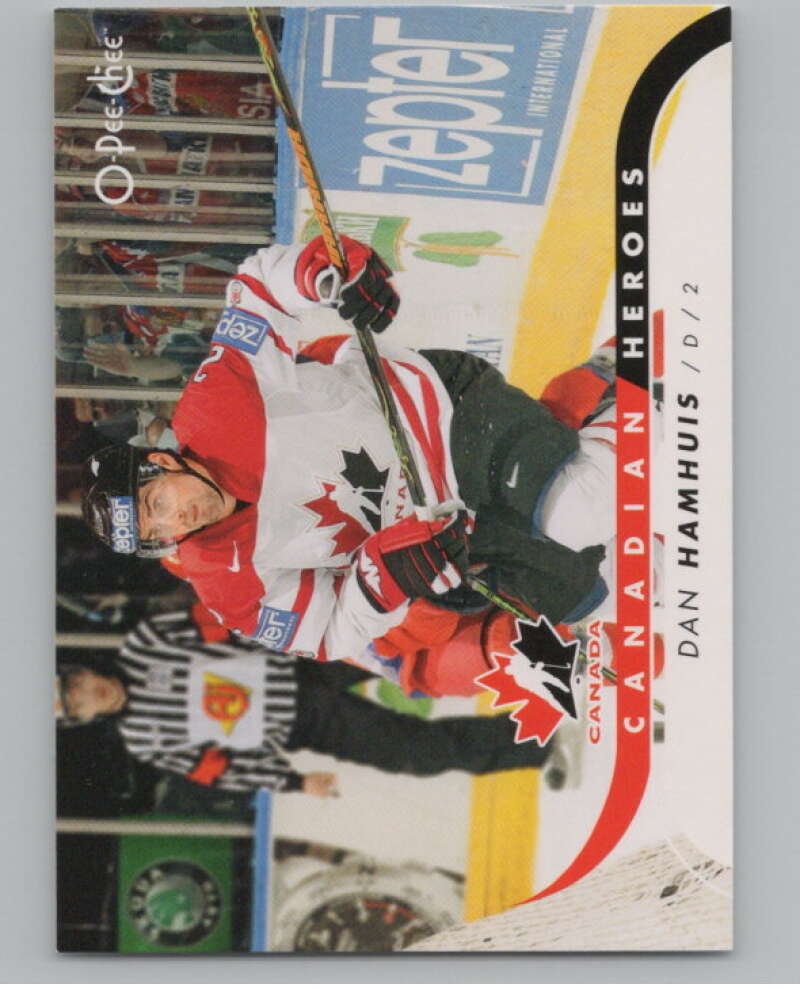 2009-10 O-Pee-Chee Canadian Heroes #CBDH Dan Hamhuis   V101588 Image 1