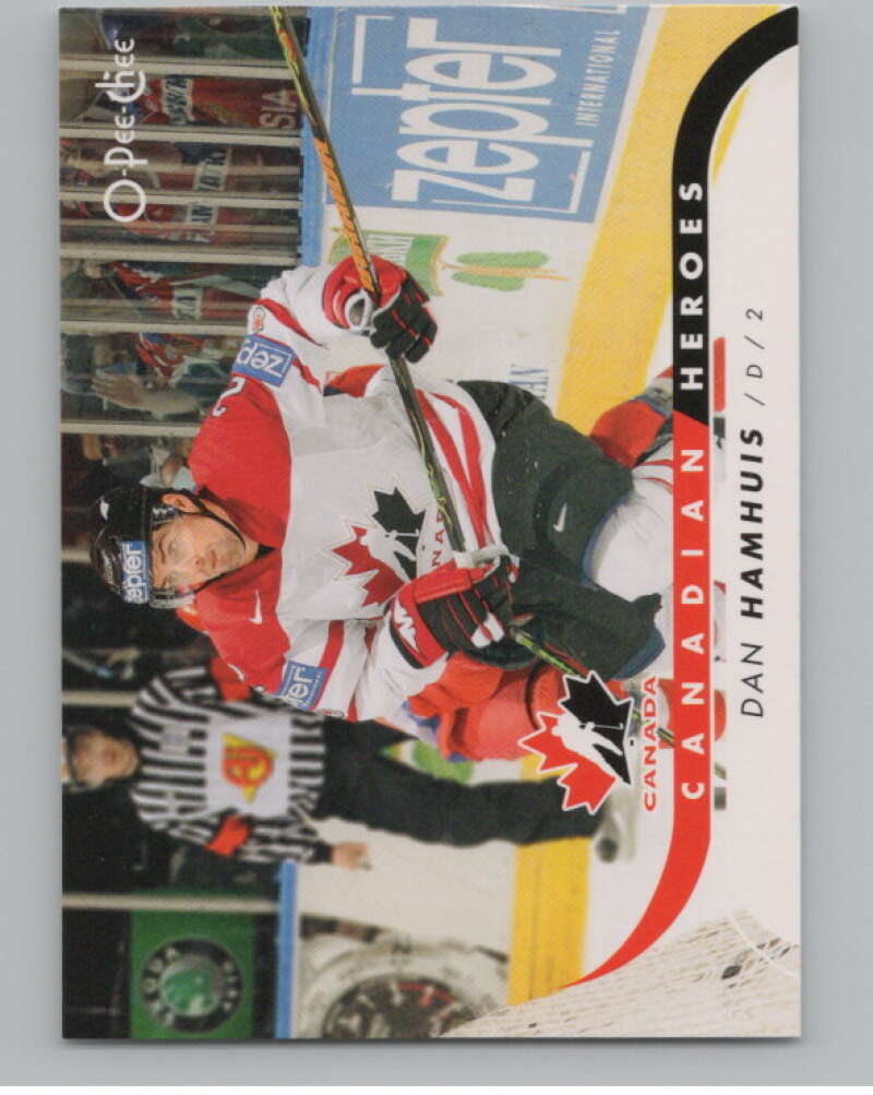 2009-10 O-Pee-Chee Canadian Heroes #CBDH Dan Hamhuis   V101589 Image 1