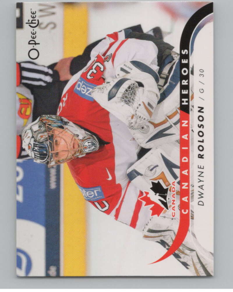 2009-10 O-Pee-Chee Canadian Heroes #CBDR Dwayne Roloson   V101590 Image 1