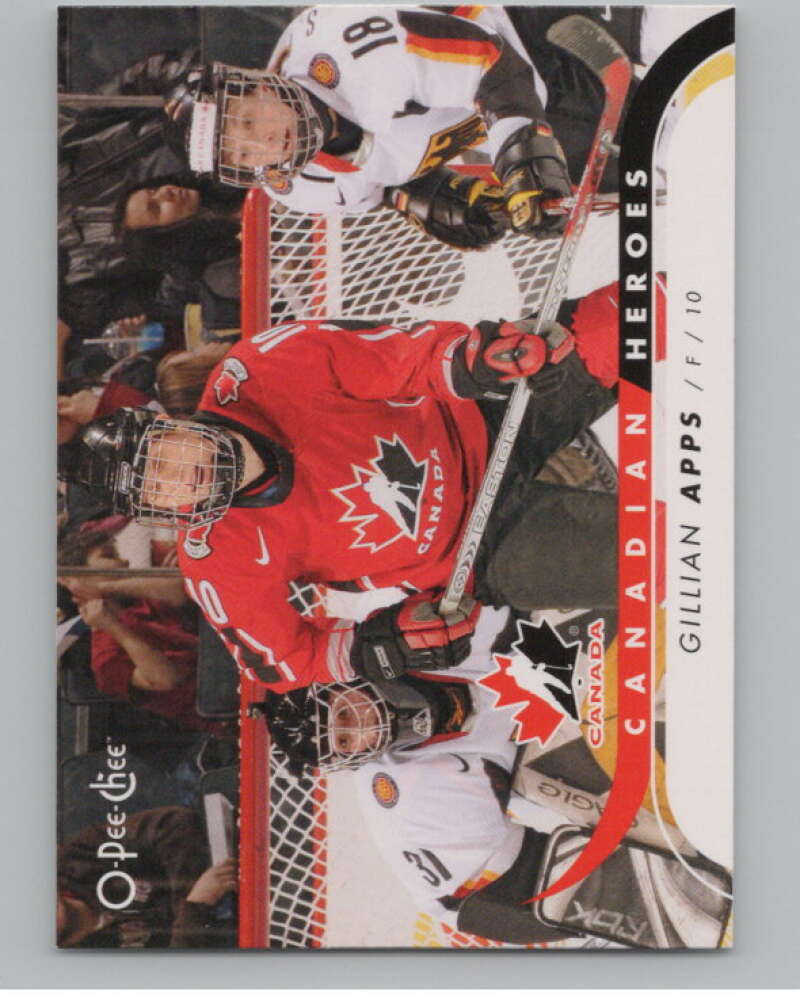 2009-10 O-Pee-Chee Canadian Heroes #CBGA Gillian Apps   V101591 Image 1