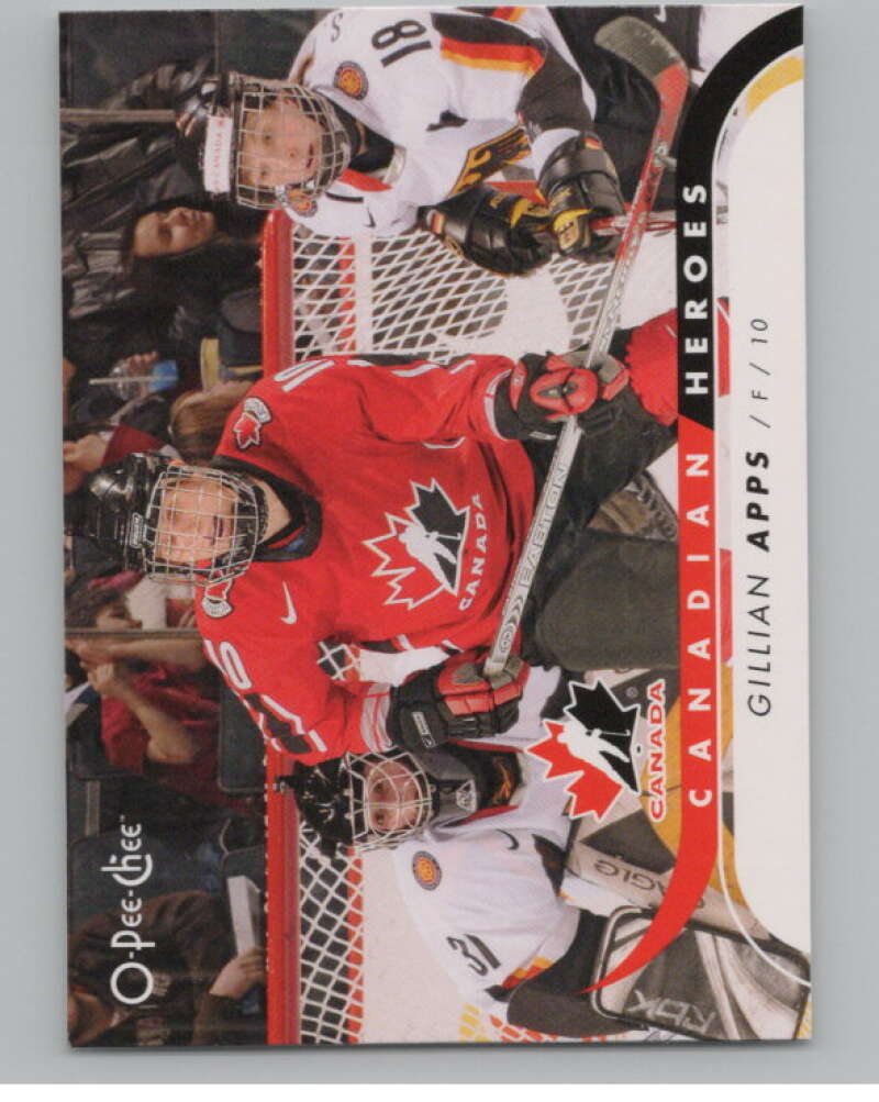 2009-10 O-Pee-Chee Canadian Heroes #CBGA Gillian Apps   V101592 Image 1
