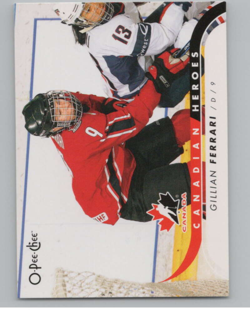 2009-10 O-Pee-Chee Canadian Heroes #CBGF Gillian Ferrari   V101593 Image 1