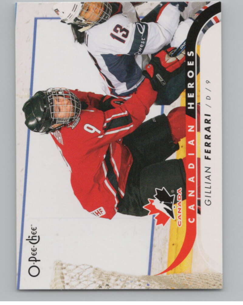 2009-10 O-Pee-Chee Canadian Heroes #CBGF Gillian Ferrari   V101594 Image 1