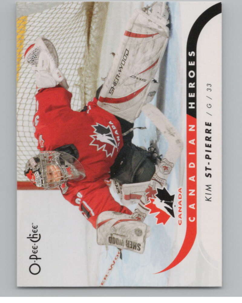 2009-10 O-Pee-Chee Canadian Heroes #CBKS Kim St-Pierre   V101611 Image 1