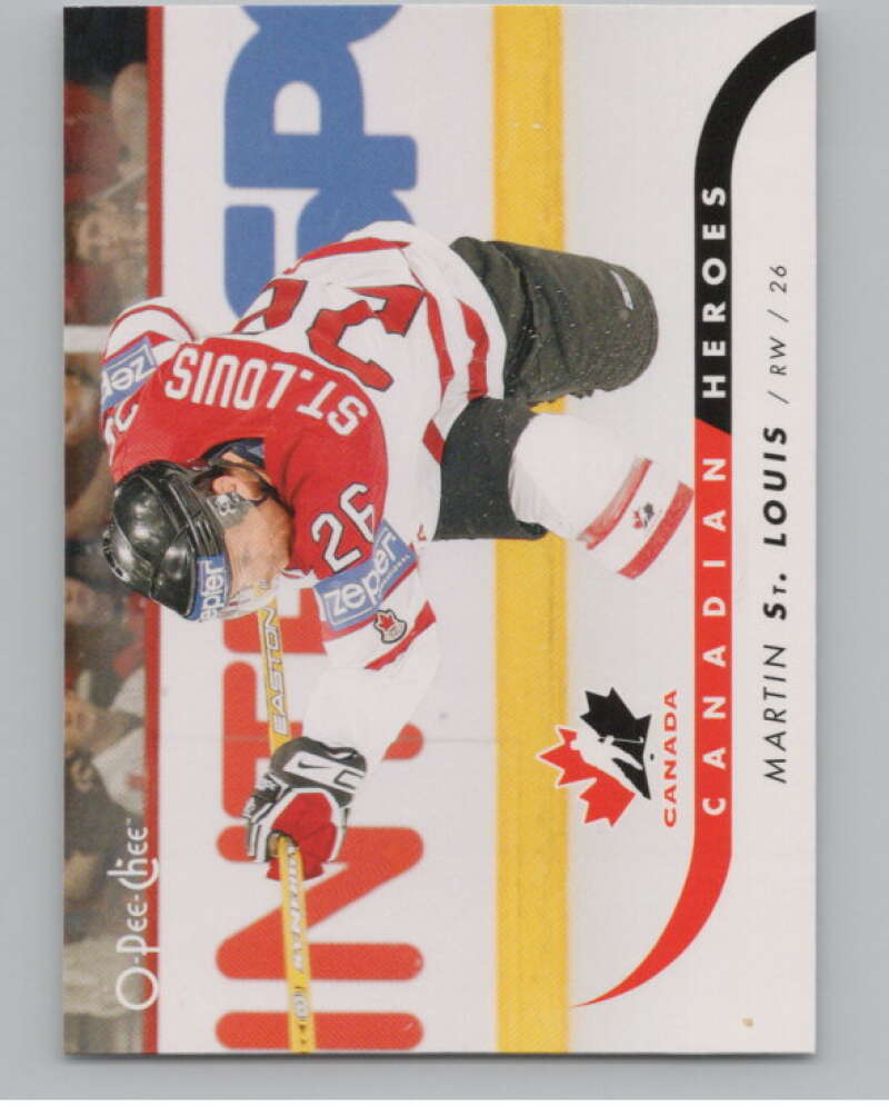2009-10 O-Pee-Chee Canadian Heroes #CBMS Martin St. Louis   V101616 Image 1