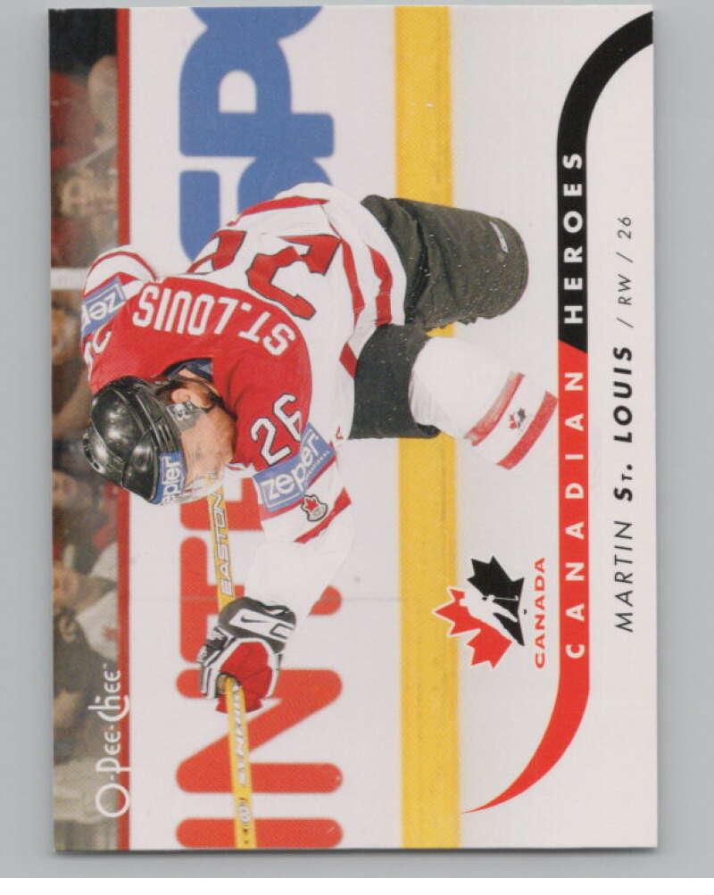 2009-10 O-Pee-Chee Canadian Heroes #CBMS Martin St. Louis   V101617 Image 1