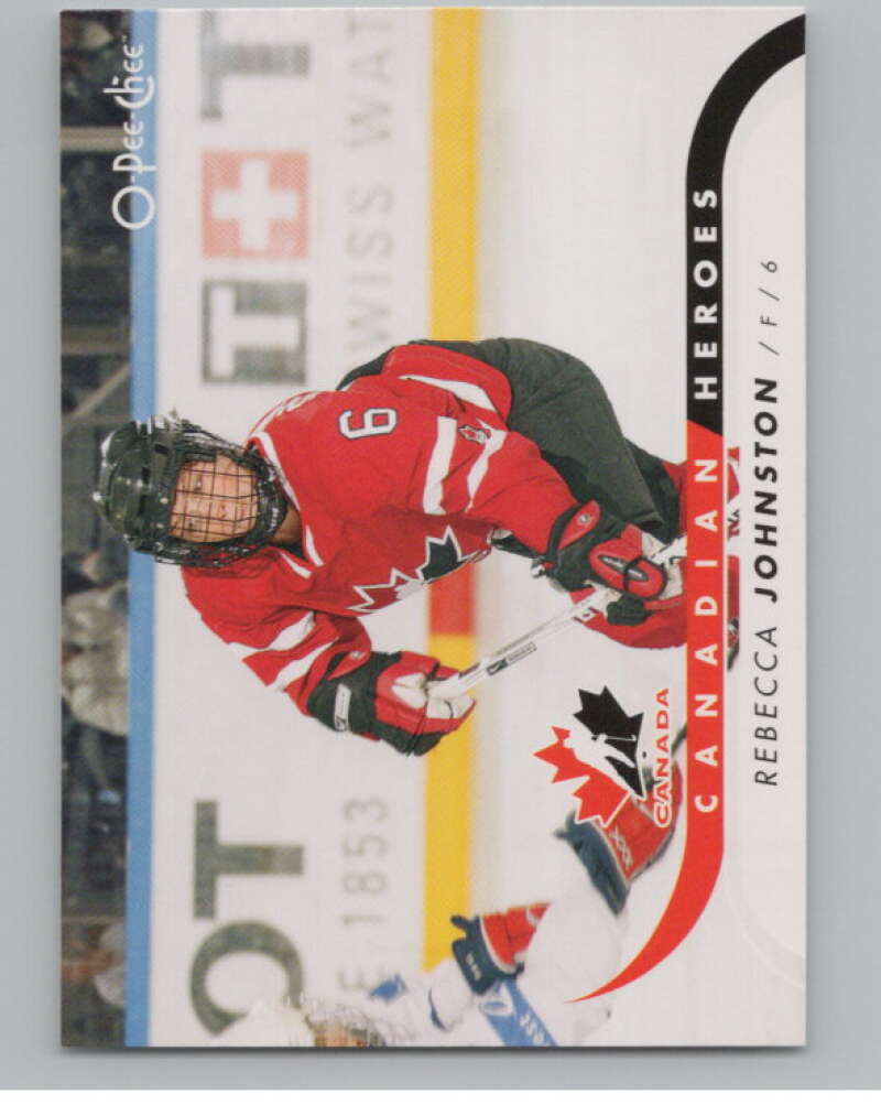 2009-10 O-Pee-Chee Canadian Heroes #CBRJ Rebecca Johnston   V101619 Image 1