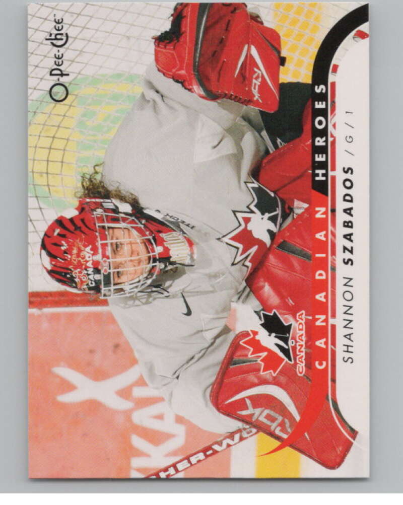 2009-10 O-Pee-Chee Canadian Heroes #CBSS Shannon Szabados   V101631 Image 1