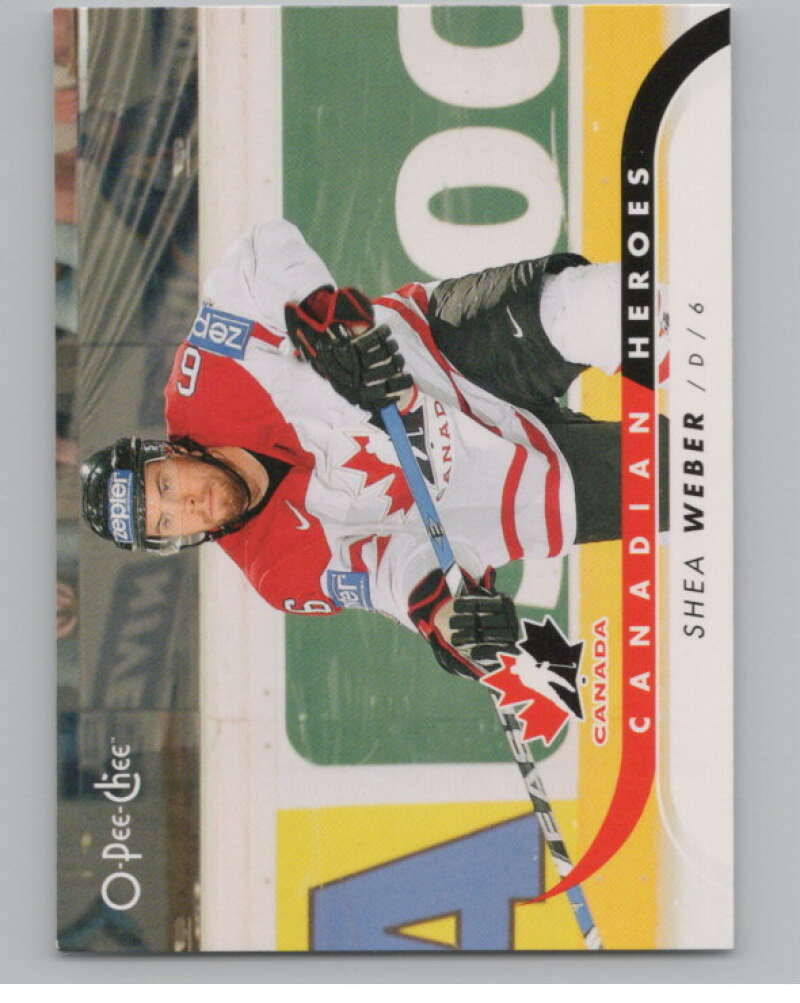 2009-10 O-Pee-Chee Canadian Heroes #CBSW Shea Weber   V101636 Image 1