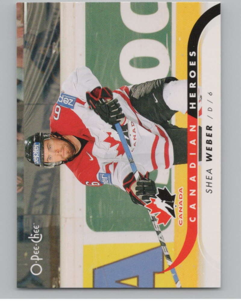 2009-10 O-Pee-Chee Canadian Heroes #CBSW Shea Weber   V101637 Image 1