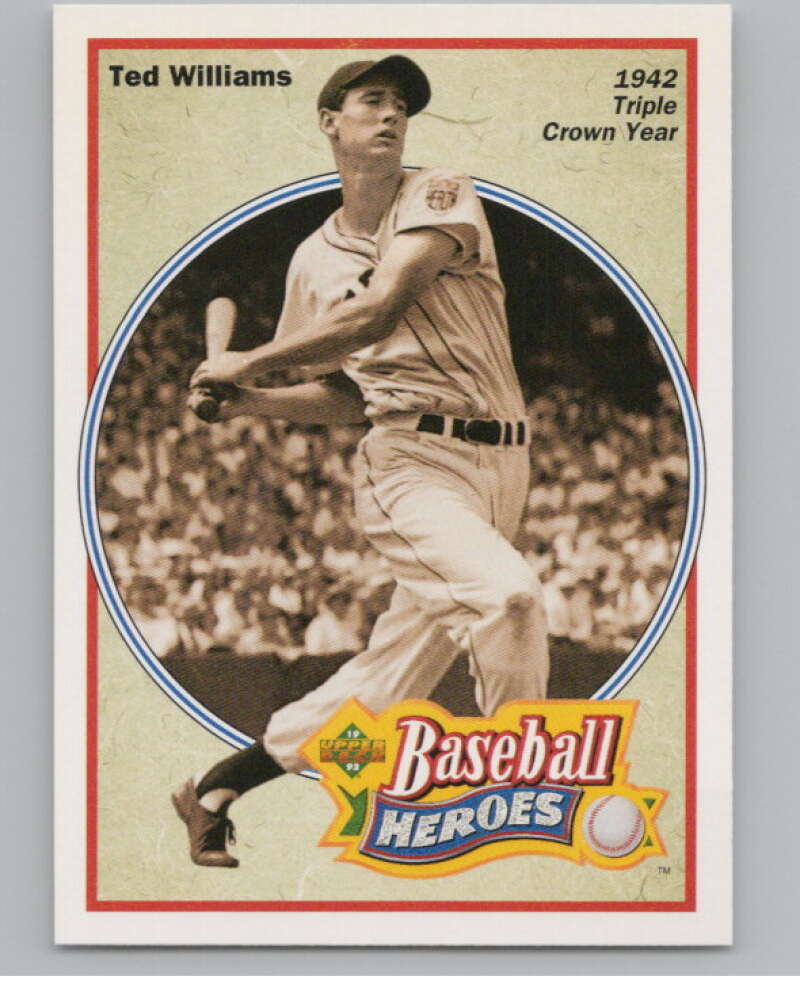 1992 Upper Deck Ted Williams Heroes #30 Ted Williams   Red Sox  V101656 Image 1