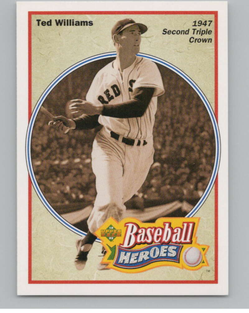 1992 Upper Deck Ted Williams Heroes #32 Ted Williams   Red Sox  V101658 Image 1