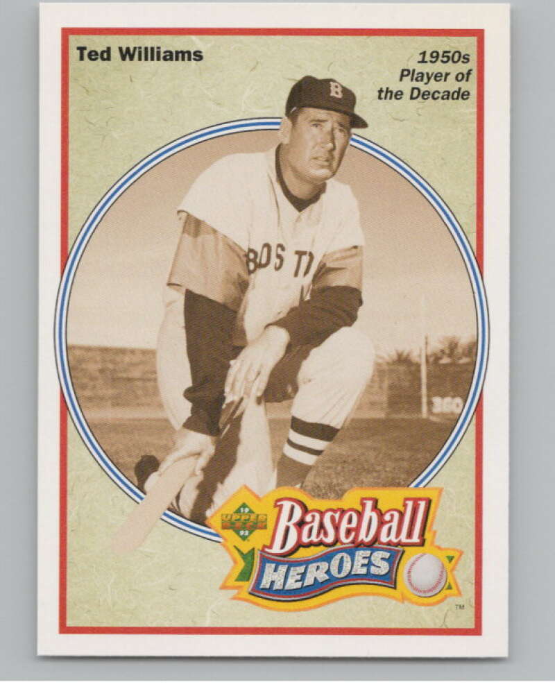 1992 Upper Deck Ted Williams Heroes #33 Ted Williams   Red Sox  V101659 Image 1