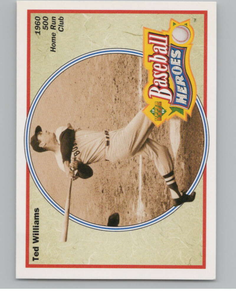 1992 Upper Deck Ted Williams Heroes #34 Ted Williams   Red Sox  V101660 Image 1