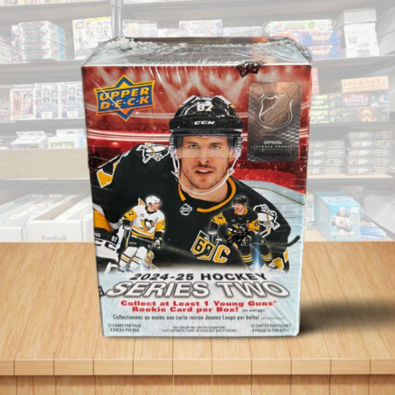 2024-25 Upper Deck Series 2 Hockey Blaster Box - 4 Packs Per Box - 1 YG Image 1