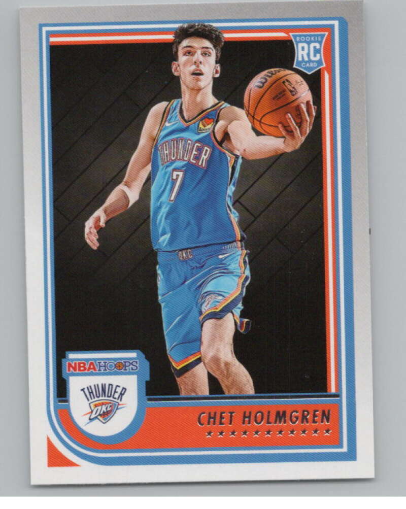 2022-23 Panini NBA Hoops #232 Chet Holmgren  RC Rookie  V101667 Image 1
