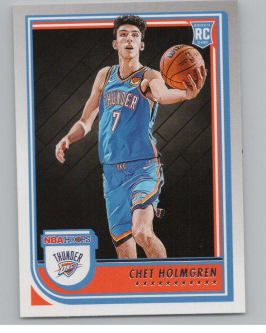 2022-23 Panini NBA Hoops #232 Chet Holmgren  RC Rookie  V101667 Image 1