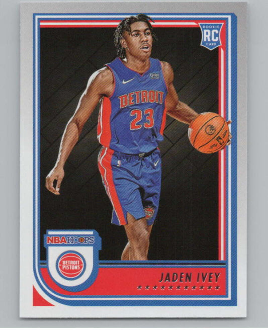 2022-23 Panini NBA Hoops #235 Jaden Ivey  RC Rookie Pistons  V101668 Image 1