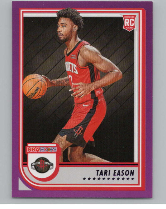 2022-23 Panini NBA Hoops Purple #247 Tari Eason RC Rookie Rockets  V101672 Image 1