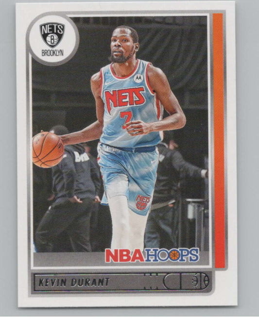 2021-22 Panini Hoops #87 Kevin Durant  Brooklyn Nets  V101675 Image 1