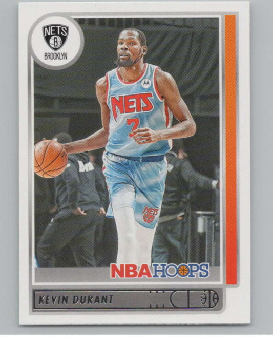 2021-22 Panini Hoops #87 Kevin Durant  Brooklyn Nets  V101676 Image 1