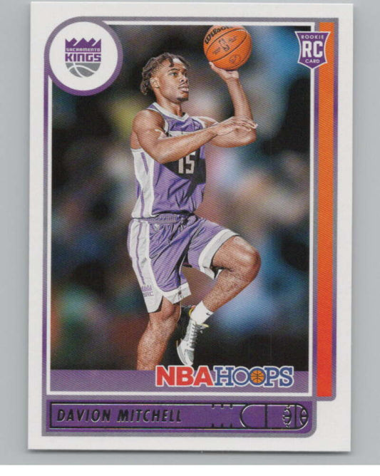 2021-22 Panini Hoops #228 Davion Mitchell RC Rookie Sacramento Kings  V101684 Image 1