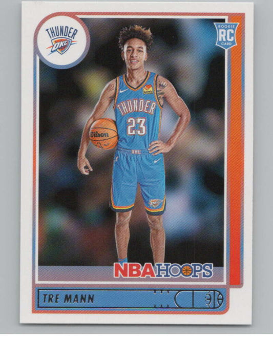 2021-22 Panini Hoops #237 Tre Mann  RC Rookie Oklahoma City Thunder  V101687 Image 1